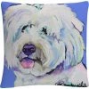 Discount ???? Trademark Fine Art Champ Animals Pets Painting Bold White Decorative Throw Pillow ✨ -Bargoose shop unnamed file 1011