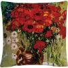 Wholesale ???? Trademark Fine Art Vincent Van Gogh Daisies And Poppies Decorative Throw Pillow ???? -Bargoose shop unnamed file 1013