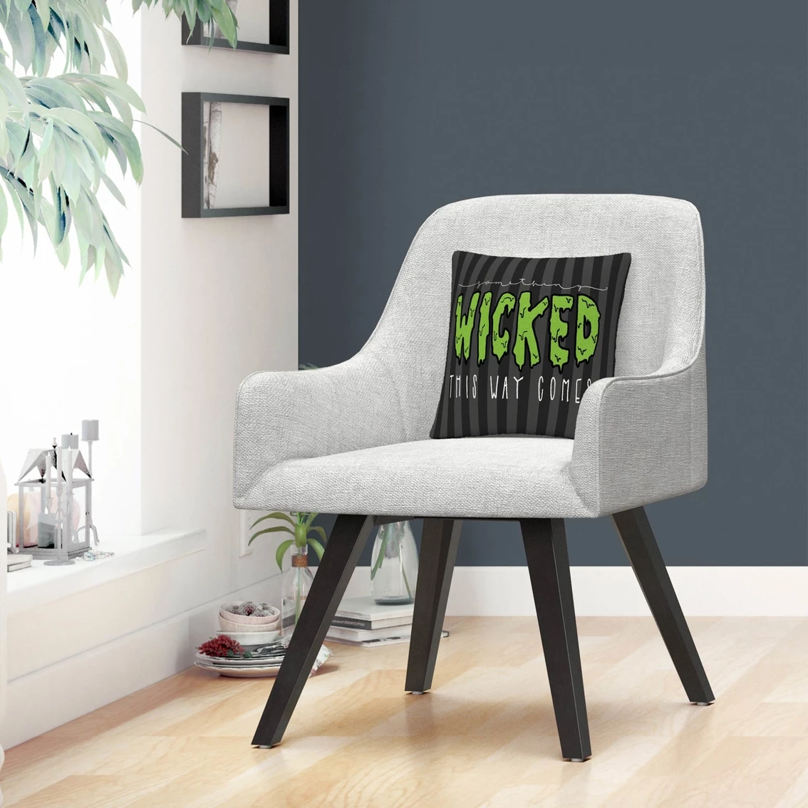 Cheapest ???? Trademark Fine Art Something Wicked This Way Comes ???? Halloween Decorative Pillow ???? 5 Cheapest ???? Trademark Fine Art Something Wicked This Way Comes ???? Halloween Decorative Pillow ???? - Image 3