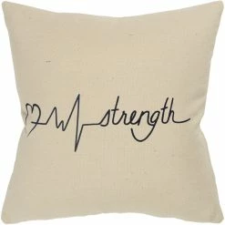 Hot Sale ???? Rizzy Home Sentiment Square Decorative Throw Pillow ⭐