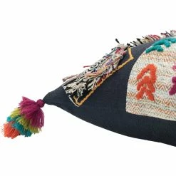 Best Pirce ???? Rizzy Home Abstract Dark Blue Polyester Filled Pillow 20 In. X 20 In. ❤️ -Bargoose shop unnamed file 1044