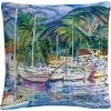 Discount ???? Trademark Fine Art Manor Shadian Lahaina Marina Decorative Throw Pillow ???? -Bargoose shop unnamed file 1091