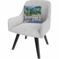 Discount ???? Trademark Fine Art Manor Shadian Lahaina Marina Decorative Throw Pillow ???? -Bargoose shop unnamed file 1092