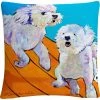 Cheap ???? Trademark Fine Art Pat Saunders White Catch Me Decorative Throw Pillow ⌛