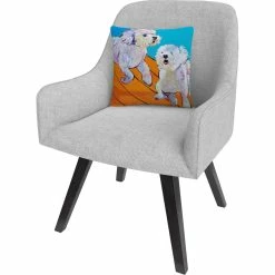 Cheap ???? Trademark Fine Art Pat Saunders White Catch Me Decorative Throw Pillow ⌛ -Bargoose shop unnamed file 1101