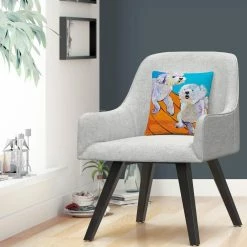 Cheap ???? Trademark Fine Art Pat Saunders White Catch Me Decorative Throw Pillow ⌛ -Bargoose shop unnamed file 1102