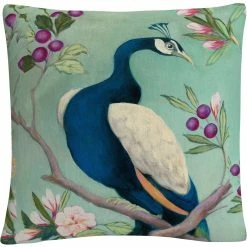 Cheapest ???? Trademark Fine Art Julia Purinton Pretty Peacock I Decorative Throw Pillow ????