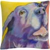 Cheapest ✔️ Trademark Fine Art Shadow Animals Pets Painting Bold Decorative Throw Pillow ????