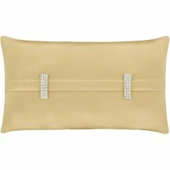 Outlet ???? J. Queen New York Satinique Gold Boudoir Decorative Throw Pillow ????