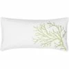 Cheapest ???? Levtex Home Biscayne Coral Green Embroidered Pillow ????