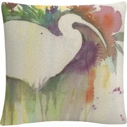 Best reviews of ???? Trademark Fine Art Ibis Dream Abstract Color Decorative Throw Pillow ????