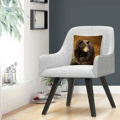 Flash Sale ???? Trademark Fine Art Lois Bryan The Bear Went Over The Mountain Throw Pillow ???? -Bargoose shop unnamed file 1227