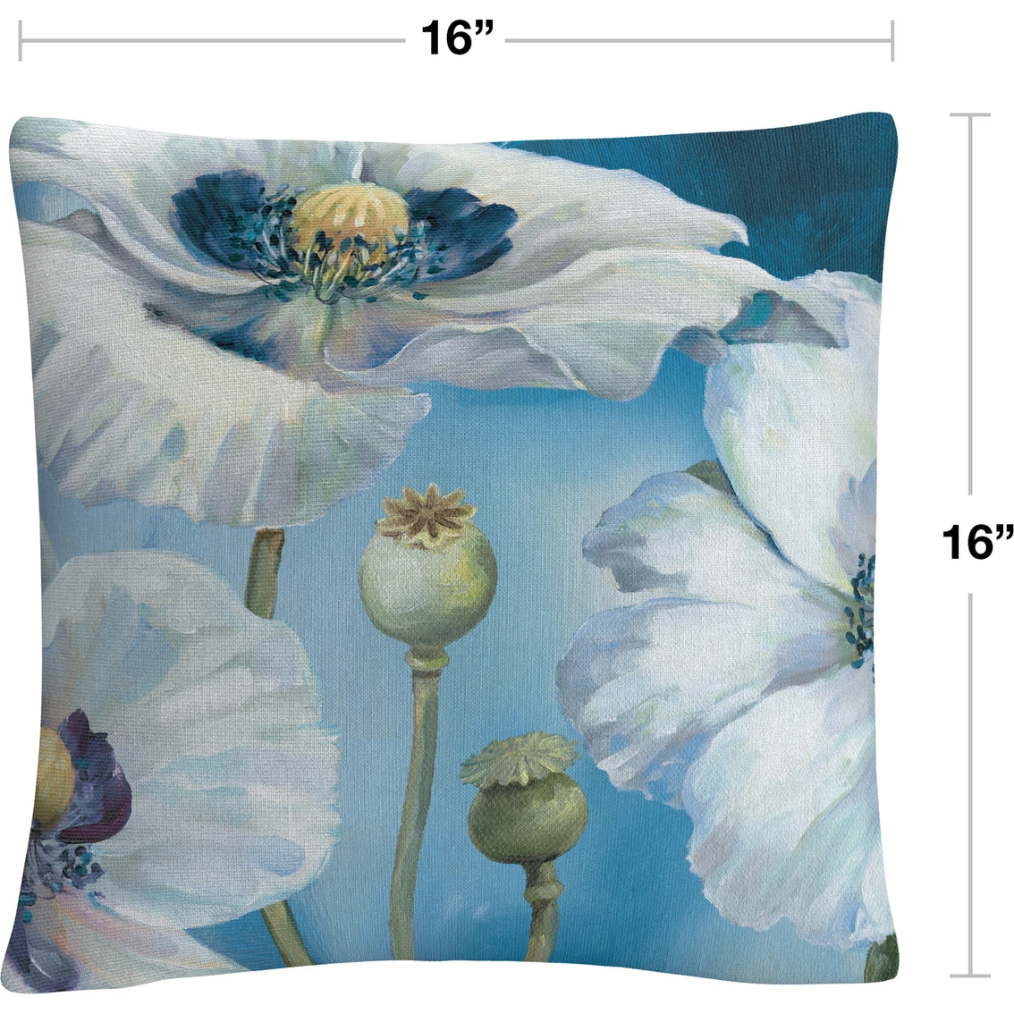 Cheapest ???? Trademark Fine Art Lisa Audit Blue Dance I Decorative Throw Pillow ???? 4 Cheapest ???? Trademark Fine Art Lisa Audit Blue Dance I Decorative Throw Pillow ???? - Image 2