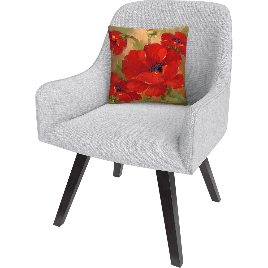 Wholesale ???? Trademark Fine Art Rio Poppies Decorative Throw Pillow ???? 4 Wholesale ???? Trademark Fine Art Rio Poppies Decorative Throw Pillow ???? - Image 2