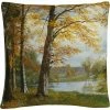 New ???? Trademark Fine Art A Quiet Lake Decorative Throw Pillow ???? -Bargoose shop unnamed file 1270
