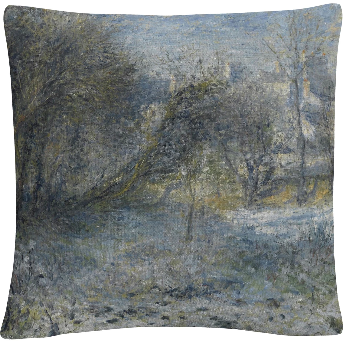 Cheapest ???? Trademark Fine Art Pierre Renoir Snowy Landscape Decorative Throw Pillow ???? 3 Cheapest ???? Trademark Fine Art Pierre Renoir Snowy Landscape Decorative Throw Pillow ????