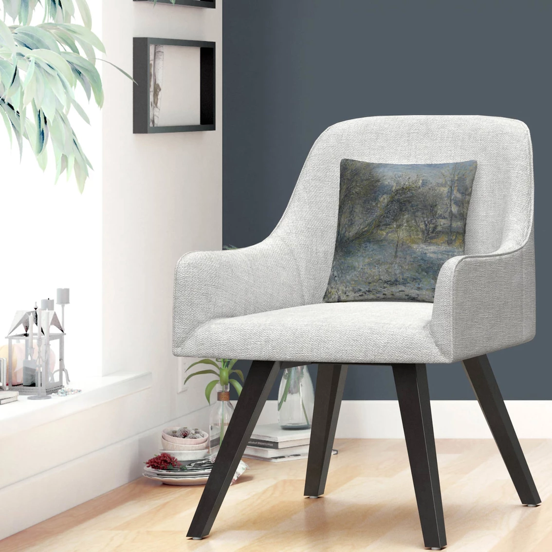 Cheapest ???? Trademark Fine Art Pierre Renoir Snowy Landscape Decorative Throw Pillow ???? 5 Cheapest ???? Trademark Fine Art Pierre Renoir Snowy Landscape Decorative Throw Pillow ???? - Image 3