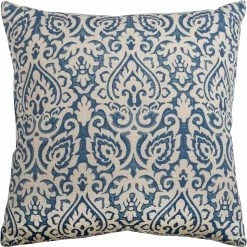 Outlet ❤️ Rizzy Home Damask 22 X 22 In. Polyester Filled Pillow ✔️