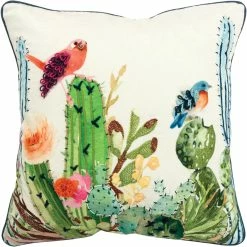 Deals ⭐ Rizzy Home Birds 20 X 20 In. Polyester Filled Pillow ????