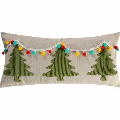 Best Pirce ???? Levtex Home Let It Snow Sparkle ???? Christmas Pom Pillow ????