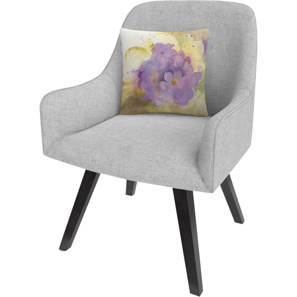 Outlet ???? Trademark Fine Art Violets Purple Soft Floral Motif Decorative Throw Pillow ???? 4 Outlet ???? Trademark Fine Art Violets Purple Soft Floral Motif Decorative Throw Pillow ???? - Image 2