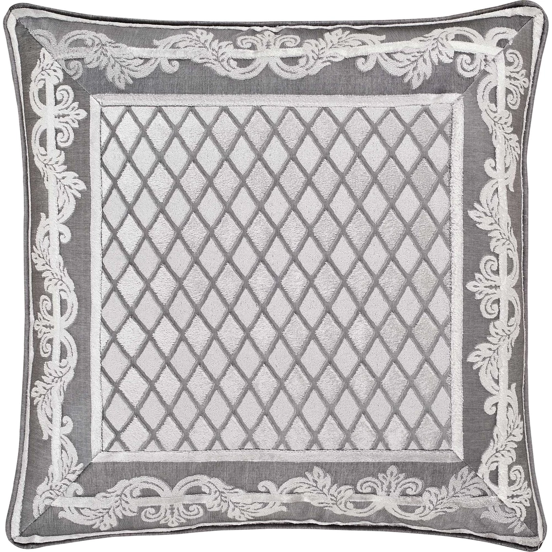 Buy ???? J. Queen New York Bel Air Square Decorative Throw Pillow 20 In., Silver ???? 3 Buy ???? J. Queen New York Bel Air Square Decorative Throw Pillow 20 In., Silver ????