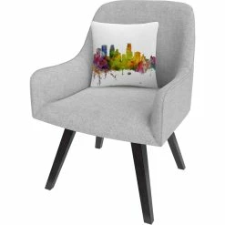 Best Pirce ???? Trademark Fine Arts Michael Tompsett Minneapolis Skyline Decorative Throw Pillow ???? -Bargoose shop unnamed file 1320