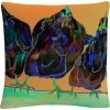 Coupon ???? Trademark Fine Art Color Series Four Clucks Green White Decorative Throw Pillow ✨ -Bargoose shop unnamed file 1333