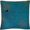 Deals ???? Trademark Fine Art Lone Bird Blue Decorative Throw Pillow ????