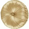 Outlet ✔️ J. Queen New York Satinique Gold Tufted Round Decorative Throw Pillow ???? -Bargoose shop unnamed file 1379