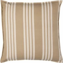 Best reviews of ???? Rizzy Home Stripe Khaki Square Decorative Throw Pillow ????