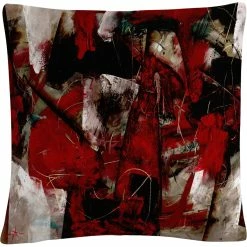 Hot Sale ⭐ Trademark Fine Art Masters Fine Art Abstract IV Decorative Throw Pillow ????