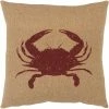 Cheapest ???? Rizzy Home Crab Red 20 X 20 In. Pillow ????