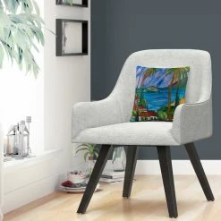 Hot Sale ???? Trademark Fine Art Manor Shadian Tropical Paradise Decorative Throw Pillow ???? -Bargoose shop unnamed file 1415