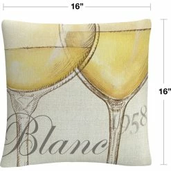 Best deal ⌛ Trademark Fine Art Daphne Brissonnet Les Blancs Decorative Throw Pillow ❤️ -Bargoose shop unnamed file 142