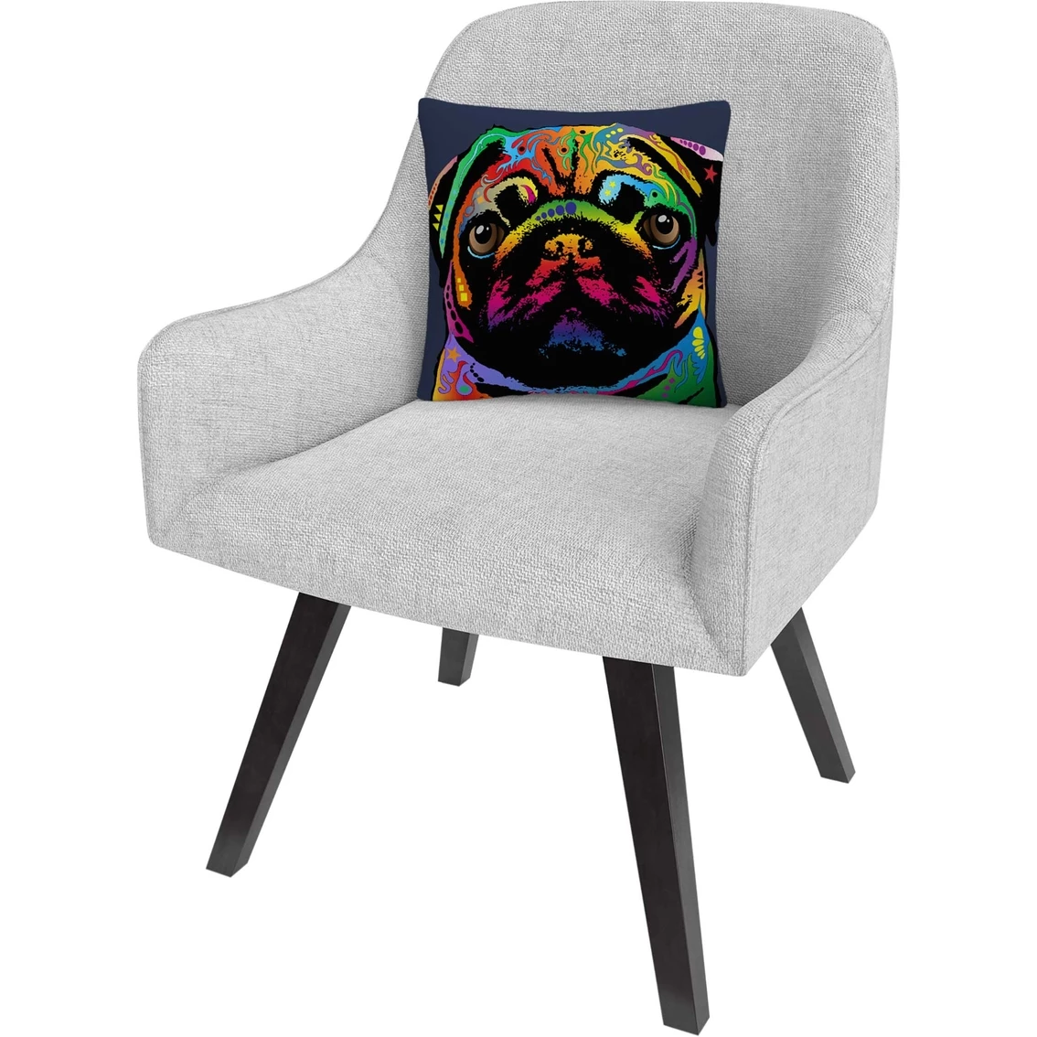 Cheapest ???? Trademark Fine Art Pug ???? Dog Decorative Throw Pillow ⭐ 5 Cheapest ???? Trademark Fine Art Pug ???? Dog Decorative Throw Pillow ⭐ - Image 3