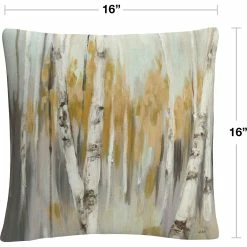 Cheap ???? Trademark Fine Art Julia Purinton Silver Birch I Decorative Throw Pillow ???? -Bargoose shop unnamed file 144