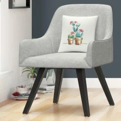 Promo ⌛ Trademark Fine Art Daphne Brissonnet Desert Bloom V Decorative Throw Pillow ???? -Bargoose shop unnamed file 1446