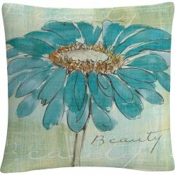 Budget ???? Trademark Fine Art Chris Paschke Spa Daisies I Decorative Throw Pillow ????