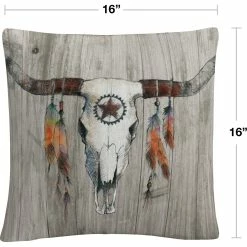 Best Pirce ???? Trademark Fine Art Longhorn On Dark Gray Wood Decorative Throw Pillow ???? 9 Best Pirce ???? Trademark Fine Art Longhorn On Dark Gray Wood Decorative Throw Pillow ???? -Bargoose shop unnamed file 1463
