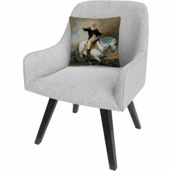 Flash Sale ???? Trademark Fine Art John Faed Portrait Of George Washington Decorative Throw Pillow ???? -Bargoose shop unnamed file 1483