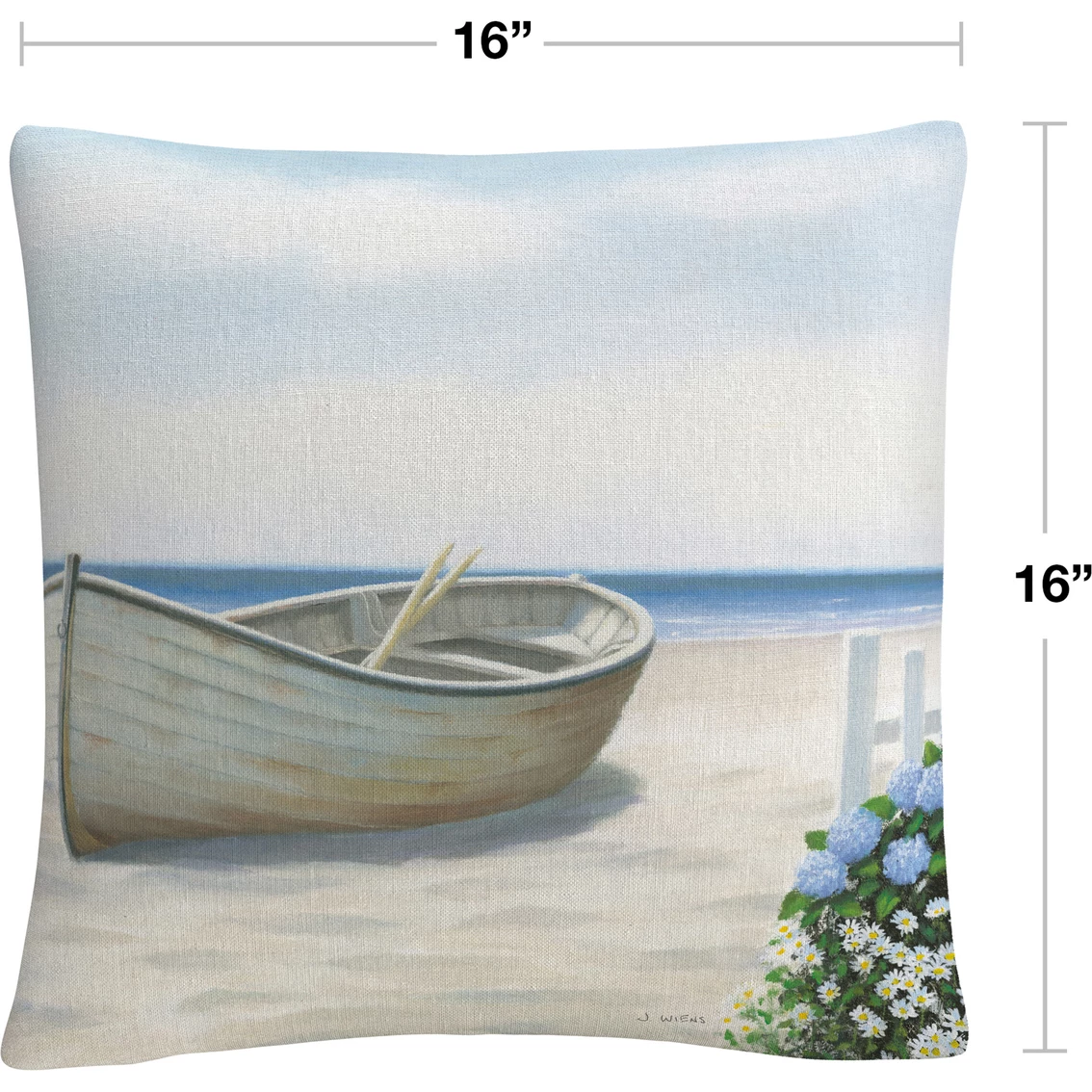 Best Pirce ???? Trademark Fine Art James Wiens Beach Days I Decorative Throw Pillow ???? 4 Best Pirce ???? Trademark Fine Art James Wiens Beach Days I Decorative Throw Pillow ???? - Image 2