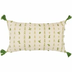 Outlet ⌛ Rizzy Home Geometric Green Polyester Filled Pillow ????