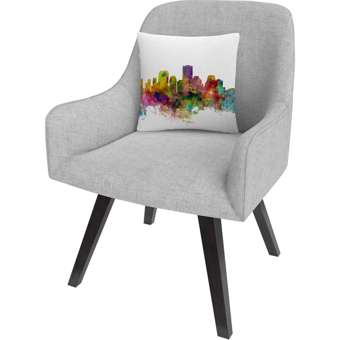 Best Sale ✔️ Trademark Fine Art Michael Tompsett New Orleans Louisiana Skyline Decorative Pillow ⭐ 5 Best Sale ✔️ Trademark Fine Art Michael Tompsett New Orleans Louisiana Skyline Decorative Pillow ⭐ - Image 3