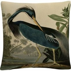 Promo ???? Trademark Fine Art Louisiana Heron Decorative Throw Pillow ????