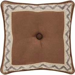 Promo ???? J. Queen New York Timber Gold Square Decorative Throw Pillow 18 In. ????