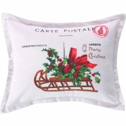 Best Pirce ???? Levtex Home Yuletide Carte Postal Pillow ????