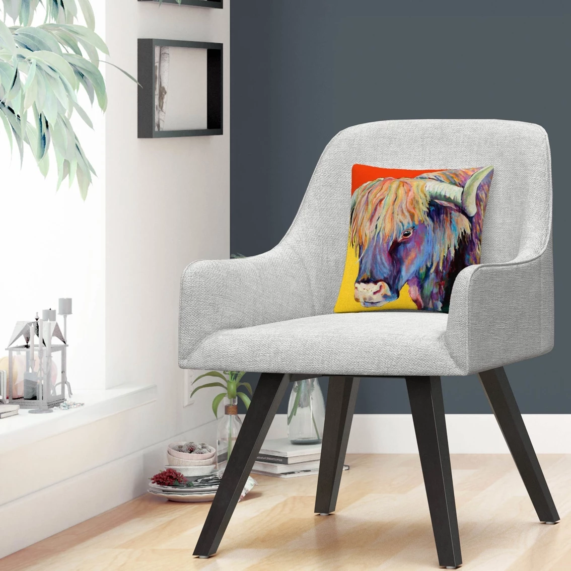 Discount ???? Trademark Fine Art Pat Saunders White Scotty Decorative Throw Pillow ???? 5 Discount ???? Trademark Fine Art Pat Saunders White Scotty Decorative Throw Pillow ???? - Image 3