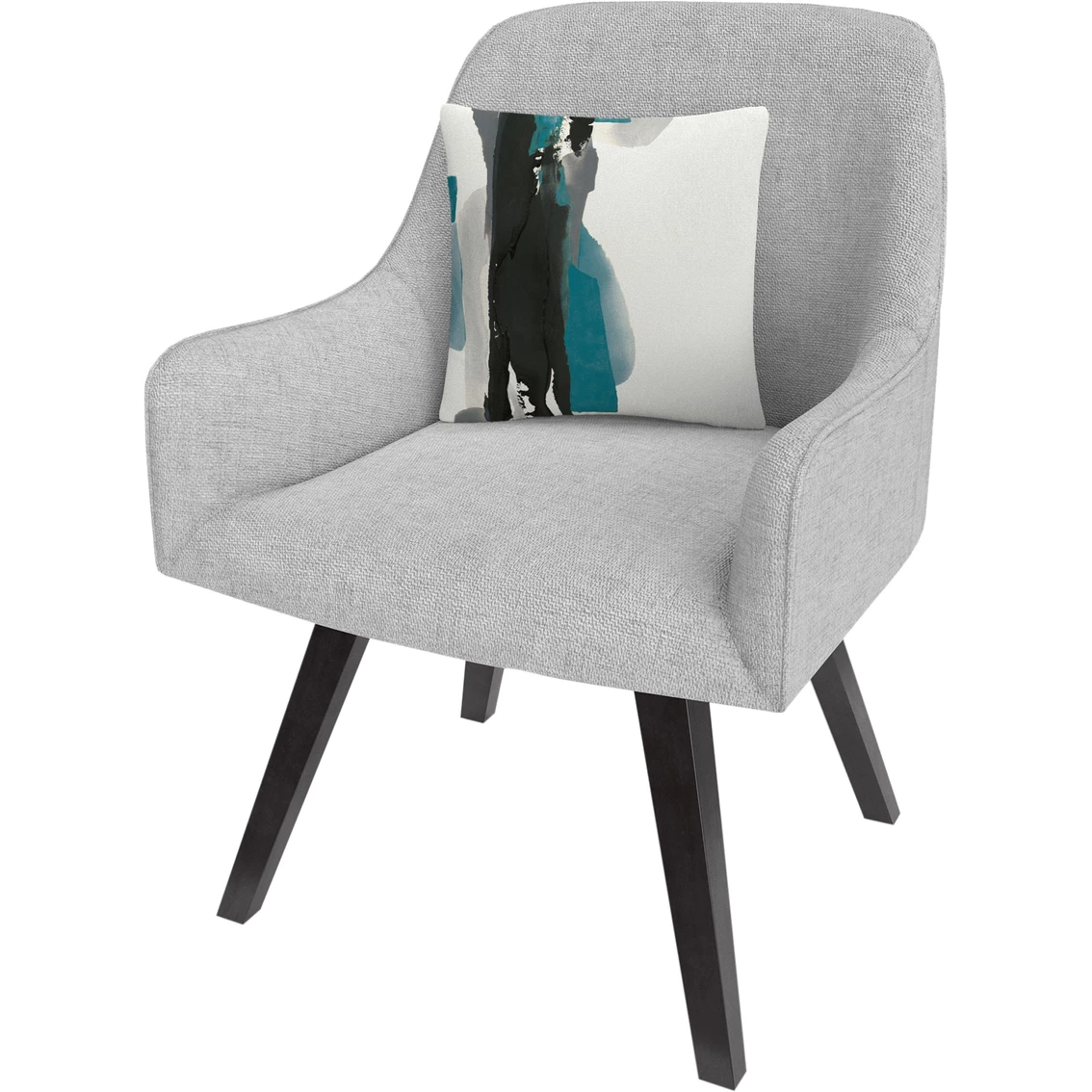 Promo ⌛ Trademark Fine Art Chris Paschke Black And Teal II Decorative Throw Pillow ???? 4 Promo ⌛ Trademark Fine Art Chris Paschke Black And Teal II Decorative Throw Pillow ???? - Image 2