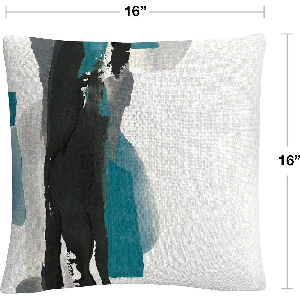 Promo ⌛ Trademark Fine Art Chris Paschke Black And Teal II Decorative Throw Pillow ???? 6 Promo ⌛ Trademark Fine Art Chris Paschke Black And Teal II Decorative Throw Pillow ???? - Image 4